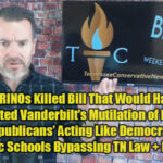 TN RINOs Killed Bill That Would Have Prevented Vanderbilt’s Mutilation of Minors, ‘Republicans’ Acting Like Democrats, Public Schools Bypassing TN Law + More! -TennCon's Big 7