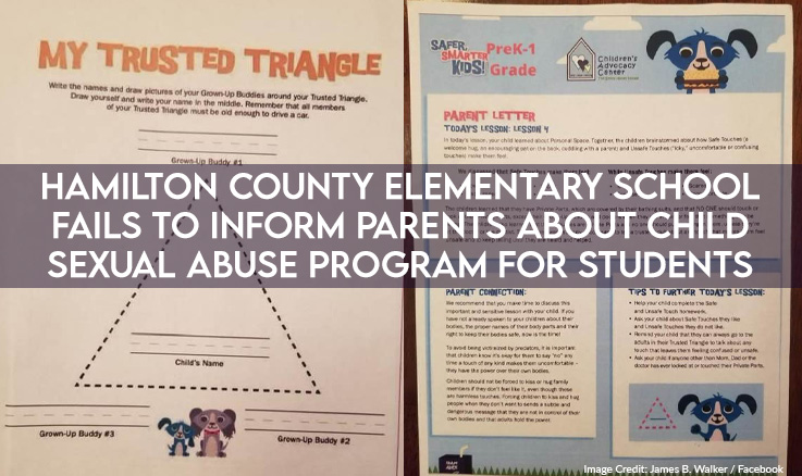 Hamilton County Elementary School Fails To Inform Parents About Child Sexual Abuse Program For Students