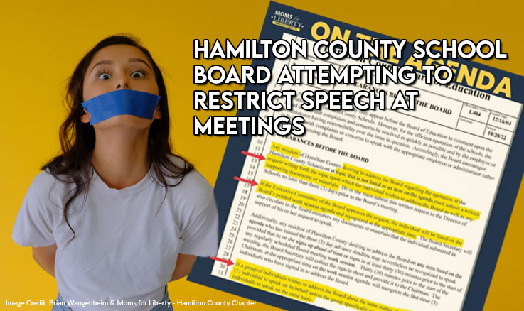 Hamilton County School Board Attempting To Restrict Speech At Meetings