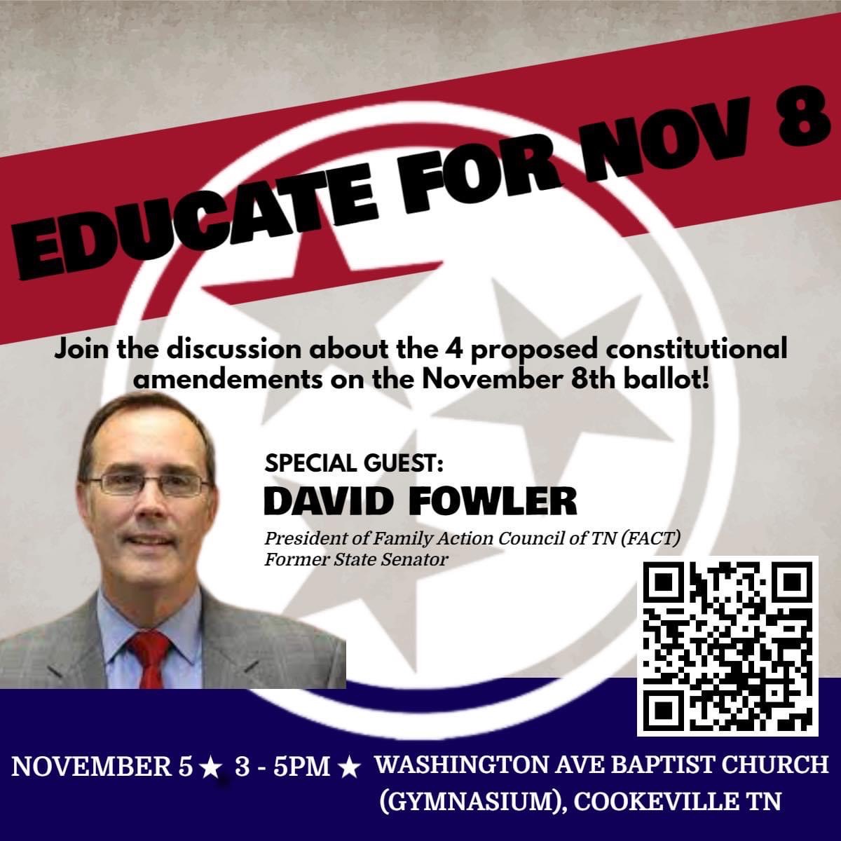 Educate For November 8: Discussion About Tennessee’s Proposed ...