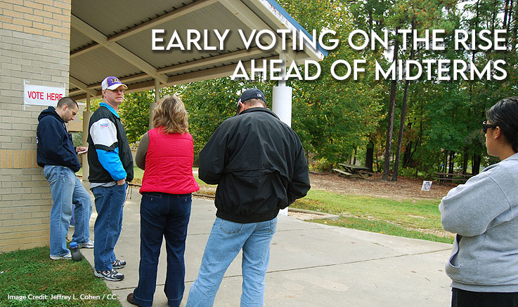 Early Voting On The Rise Ahead Of Midterms