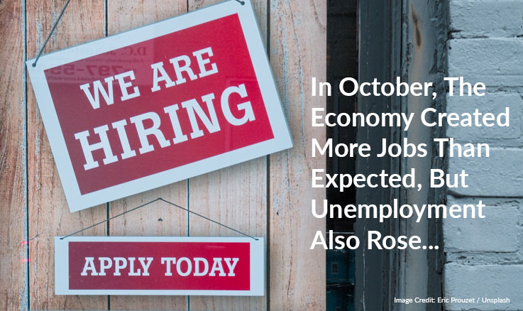 Unemployment Rose In October