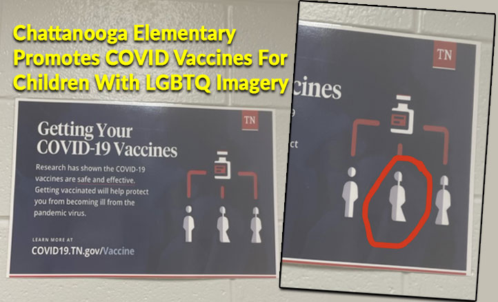 Chattanooga Elementary Promotes COVID Vaccines To Children With LGBTQ Imagery