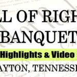 Highlights From 20th Annual Bill Of Rights Banquet In Dayton, Tennessee