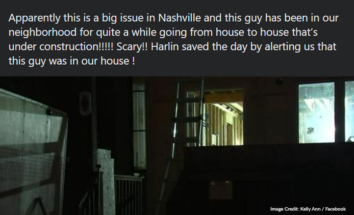 Nashville Family Issues Warning After Finding Squatter In New Home