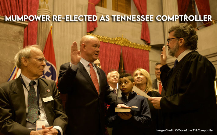 Mumpower Re-Elected As Tennessee Comptroller