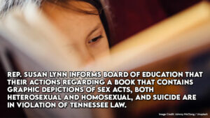 Tennessee Lawmaker Sends Letter To School Board To Clarify Laws Regarding Book Removals