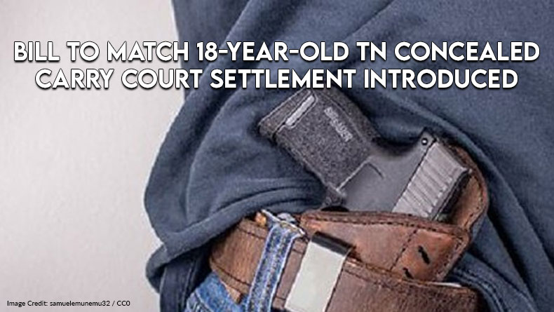 Bill To Match 18-Year-Old TN Concealed Carry Court Settlement Introduced