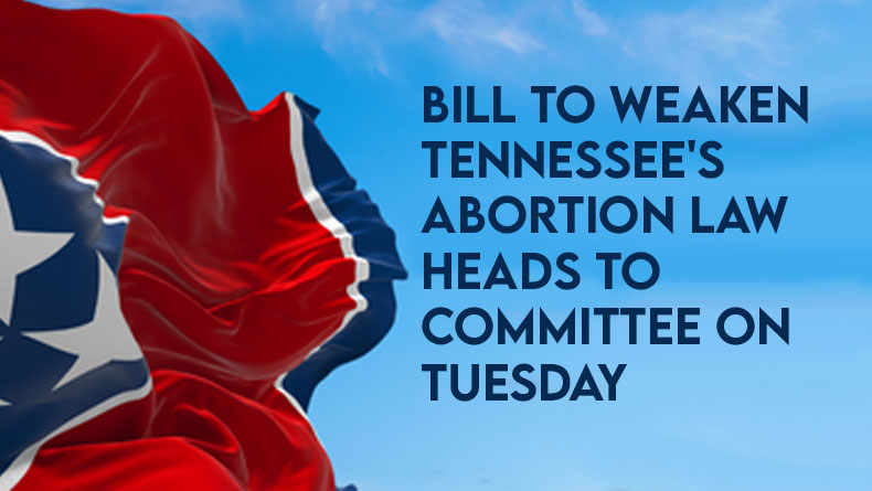 Bill To Weaken Tennessee's Abortion Law Heads To Committee On Tuesday