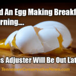 Dropped An Egg Making Breakfast This Morning.... Claims Adjuster Will Be Out Later Today - Meme