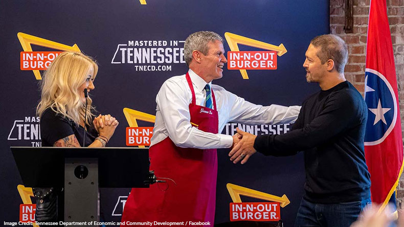 In-N-Out Burger To Recieve $2.75M Incentive From Tennessee ECD For Franklin Office