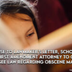 In Response To Lawmaker's Letter, School Board Hires First Amendment Attorney To Clarify Tennessee Law Regarding Obscene Materials