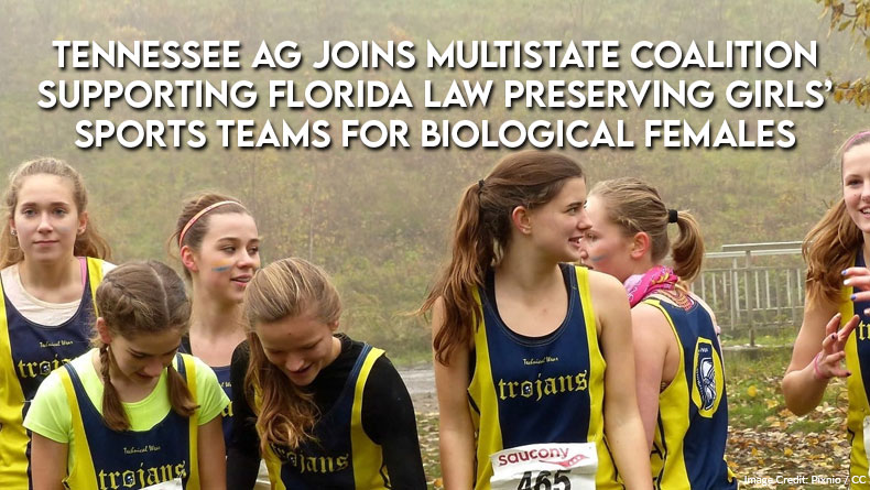 Tennessee AG Joins Multistate Coalition Supporting Florida Law Preserving Girls’ Sports Teams For Biological Females