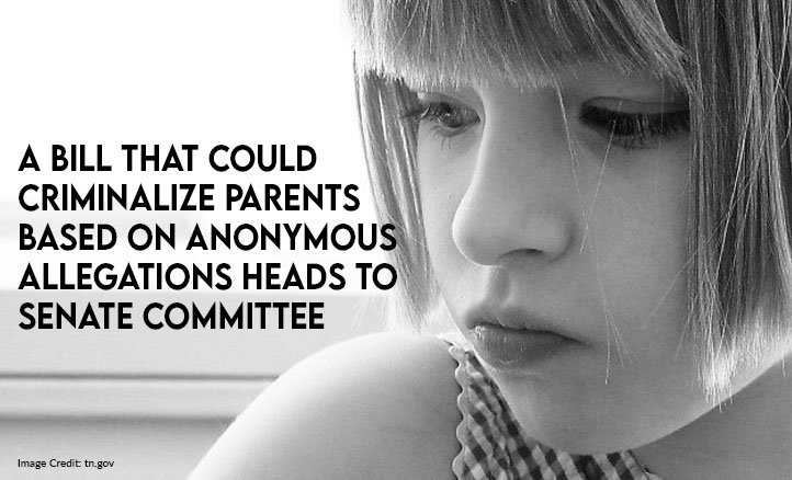 A Bill That Could Criminalize Parents Based On Anonymous Allegations Heads To Senate Committee