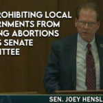Bill Prohibiting Local Governments From Funding Abortions Passes Senate Committee