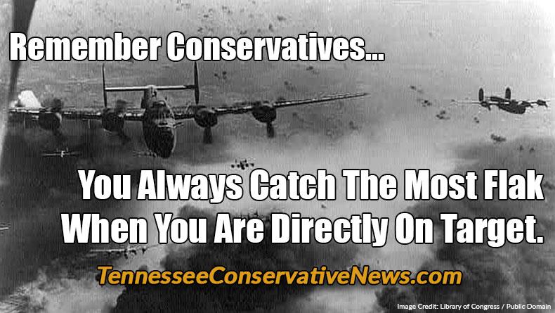 Remember Conservatives... You Always Catch The Most Flak When You Are Directly On Target. Meme