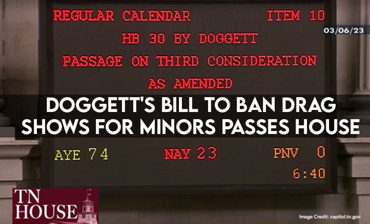 Doggett's Bill To Ban Drag Shows For Minors Passes House