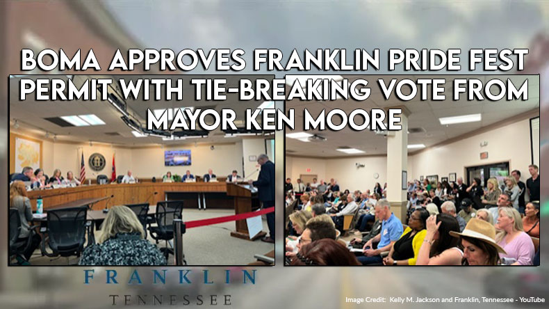 BOMA Approves Franklin Pride Fest Permit With Tie-Breaking Vote From Mayor Ken Moore