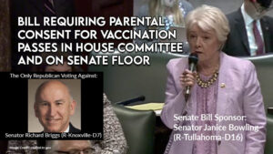 Bill Requiring Parental Consent For Vaccination Passes In House Committee And On Senate Floor