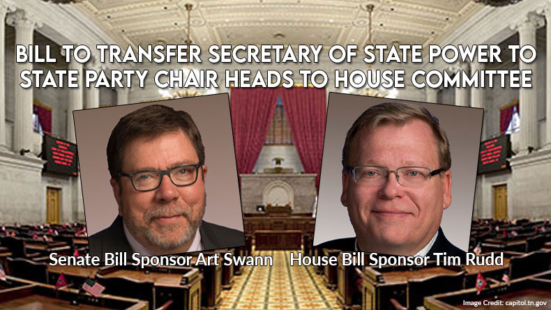 Bill To Transfer Secretary Of State Power To State Party Chair Heads To House Committee