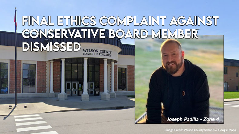 Final Ethics Complaint Against Conservative Board Member Dismissed