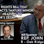 Parental Rights Bill That Counteracts "Mature Minor Doctrine" Heading To Governor's Desk