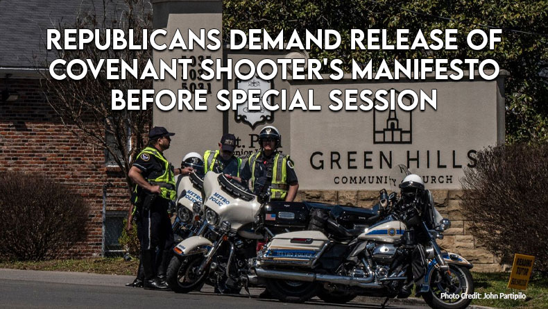 Republicans Demand Release Of Covenant Shooter's Manifesto Before Special Session