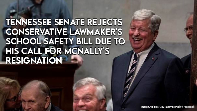 Tennessee Senate Rejects Conservative Lawmaker's School Safety Bill Due To His Call For McNally's Resignation