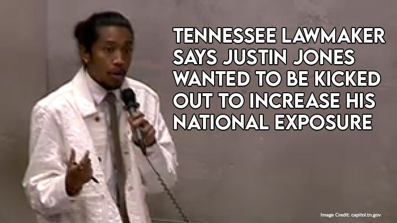 Tennessee Lawmaker Says Jones Wanted To Be Kicked Out To Increase His National Exposure