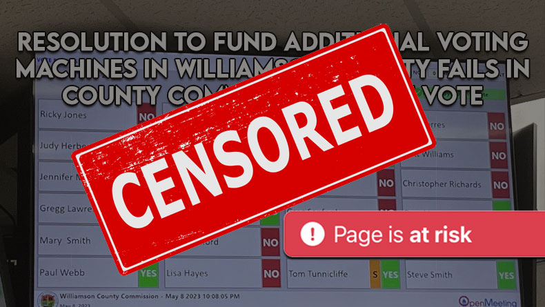 Facebook Censors Conservative News Story, Calls It "Hate Speech"