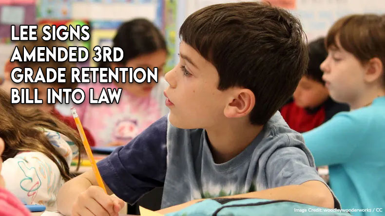 Gov. Lee Signs Amended 3rd Grade Retention Bill Into Law