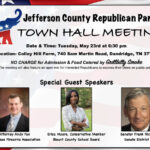 Jefferson County GOP Town Hall Meeting Features Open Mic To Address Public Policy Issues