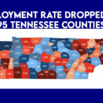 Unemployment Rate Dropped In All 95 Tennessee Counties