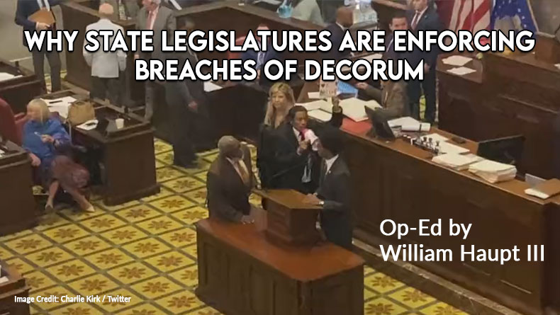 Why State Legislatures Are Enforcing Breaches Of Decorum