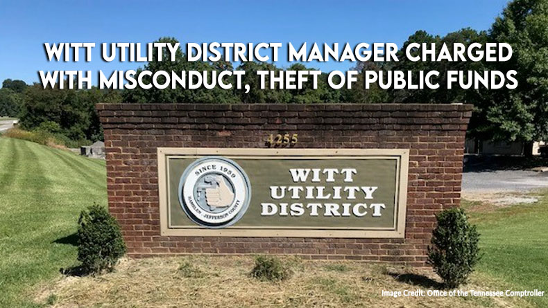 Witt Utility District Manager Charged With Misconduct, Theft Of Public Funds