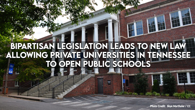 Bipartisan Legislation Leads To New Law Allowing Private Universities ...