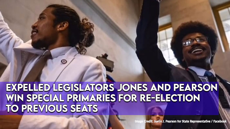 Expelled Legislators Jones And Pearson Win Special Primaries For Re-election To Previous Seats