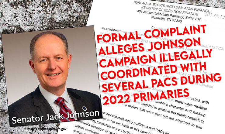 Formal Complaint Alleges Johnson Campaign Illegally Coordinated With Several PACs During 2022 Primaries