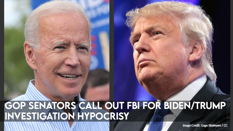 GOP Senators Call Out FBI For Biden/Trump Investigation Hypocrisy