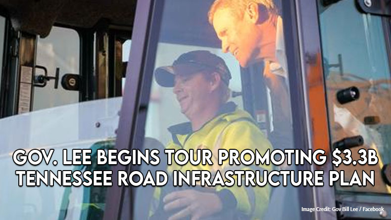 Gov. Lee Begins Tour Promoting $3.3B Tennessee Road Infrastructure Plan