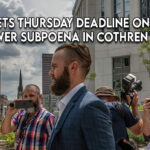 Judge Sets Thursday Deadline On State To Answer Subpoena In Cothren Case