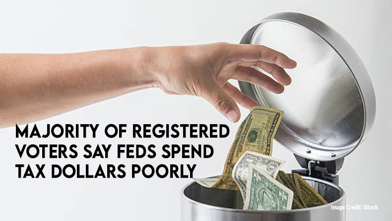 Majority Of Registered Voters Say Feds Spend Tax Dollars Poorly