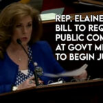 Rep. Elaine Davis’ Bill To Require Public Comments At Government Meetings To Begin July 1st
