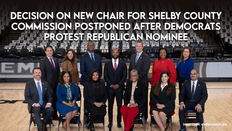 Decision On New Chair For Shelby County Commission Postponed After Democrats Protest Republican Nominee