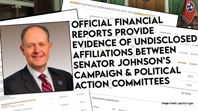 Official Financial Reports Provide Evidence Of Undisclosed Affiliations Between Senator Johnson’s Campaign And Political Action Committees