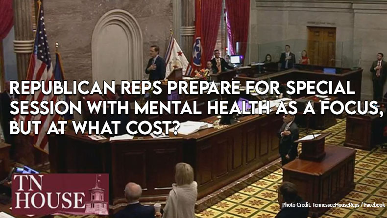 Republican Reps Prepare For Special Session With Mental Health As A Focus, But At What Cost? 