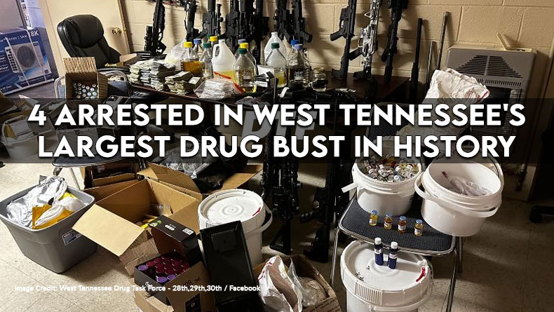 4 Arrested In West Tennessee's Largest Drug Bust In History