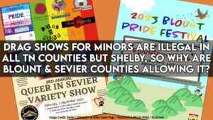 Drag Shows For Minors Are Illegal In All TN Counties But Shelby, So Why Are Blount & Sevier Counties Allowing It?