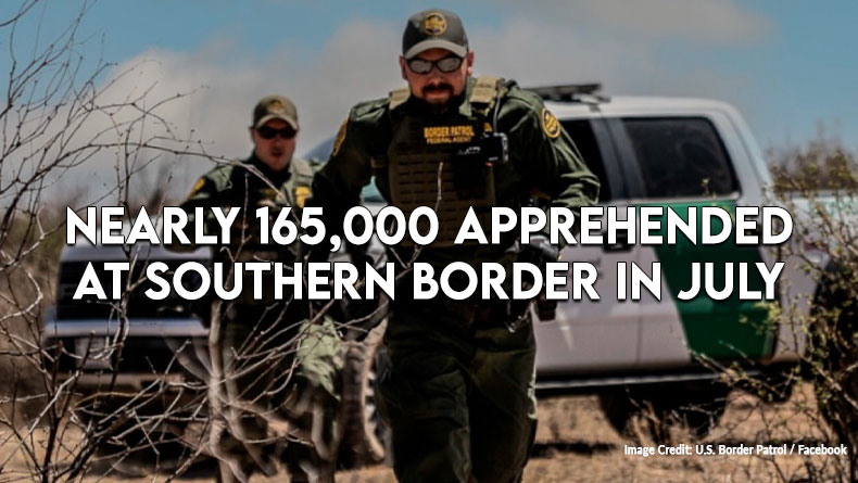 Nearly 165,000 Apprehended At Southern Border In July