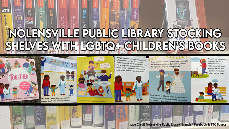 Nolensville Public Library Stocking Shelves With LGBTQ+ Children’s Books